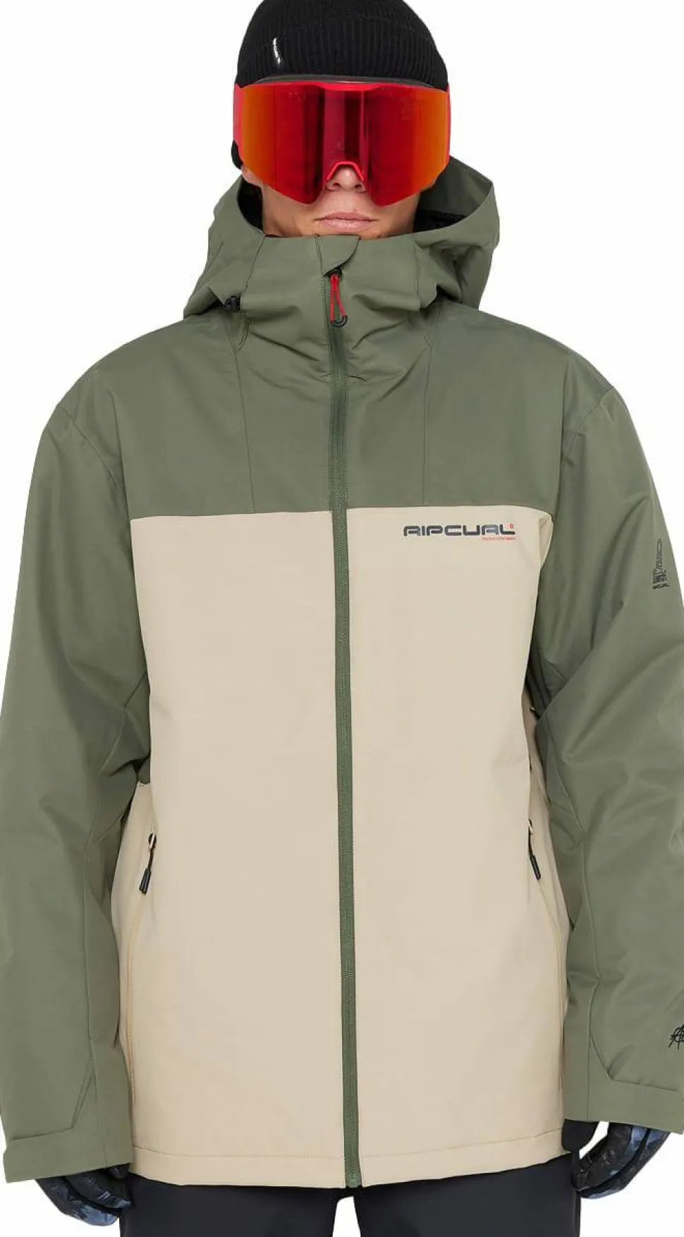 Rip Curl Men's Anti-Series Notch 10K/10K Jacket Deep Cactus