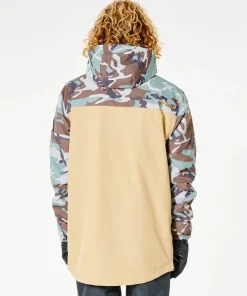 Rip Curl Men's Primative Anorak Jacket Dark Khaki