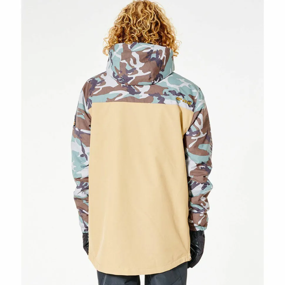 Rip Curl Men's Primative Anorak Jacket Dark Khaki