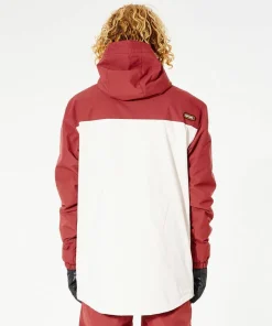 Rip Curl Men's Primative Anorak Jacket Maroon