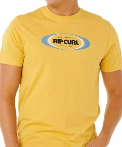 Rip Curl Men's Yo Mumma Tee Ochre