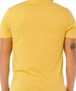 Rip Curl Men's Yo Mumma Tee Ochre