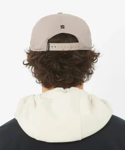 Salomon Logo Flat Cap Etherea