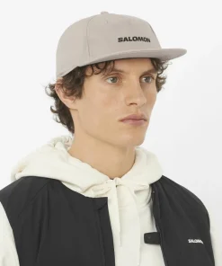 Salomon Logo Flat Cap Etherea