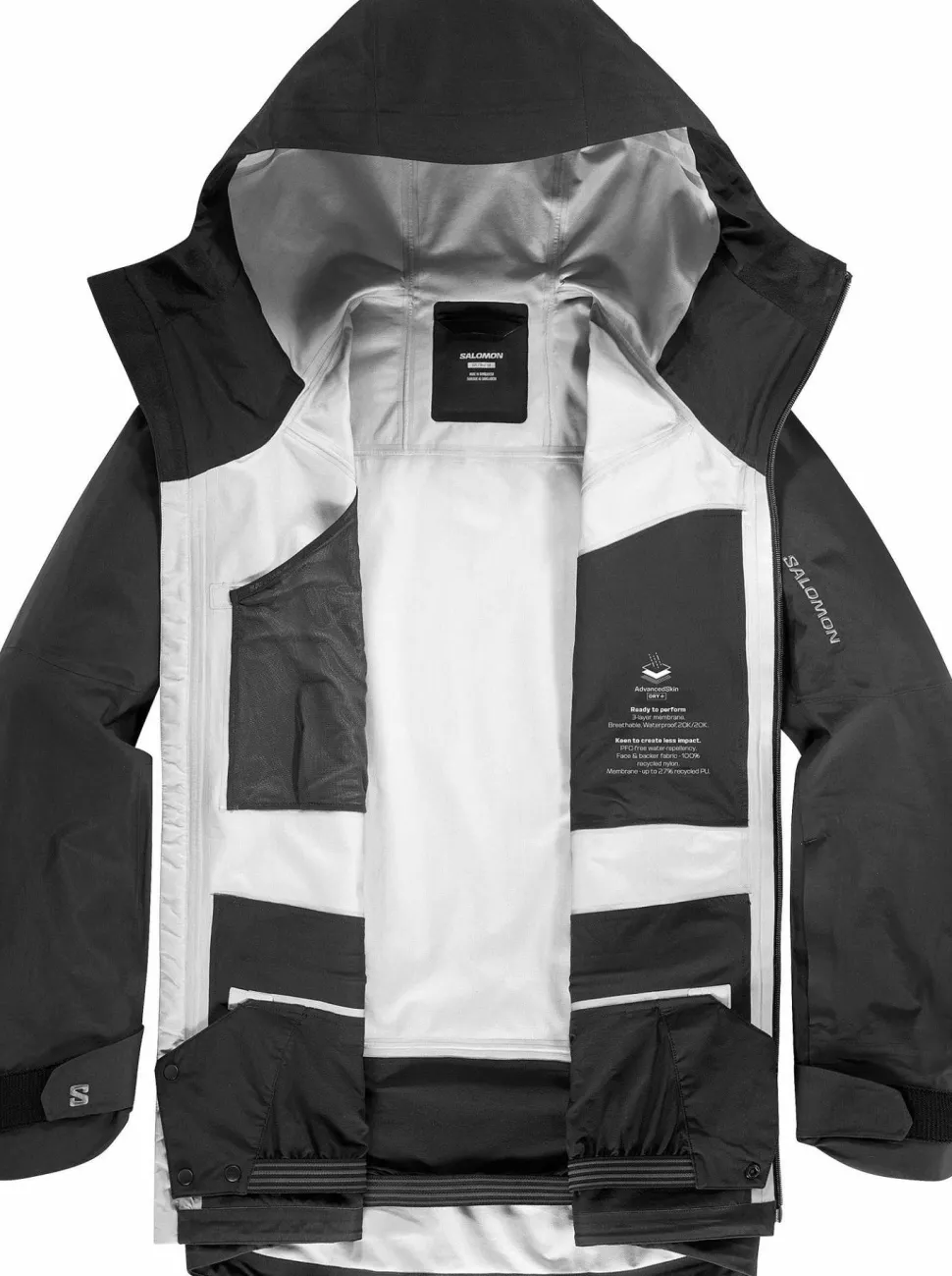 Salomon Men's Absolute 3L Jacket Deep Black