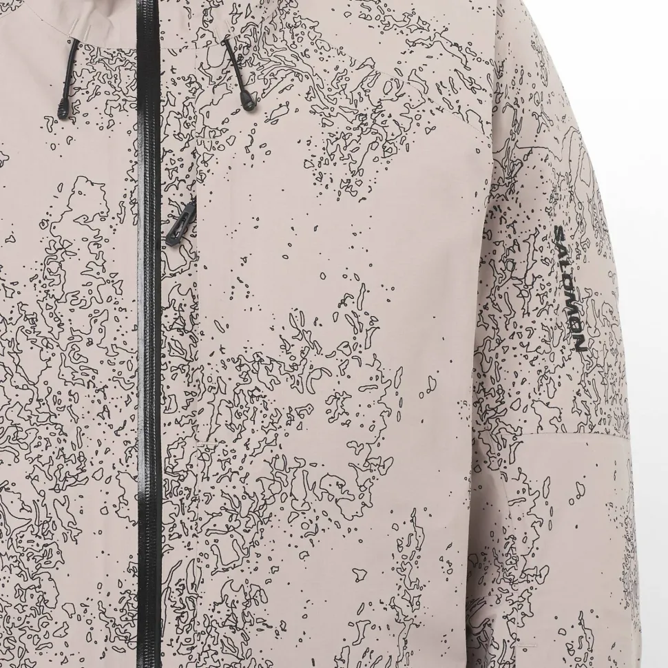 Salomon Men's Absolute 3L Jacket Print Ao/Etherea