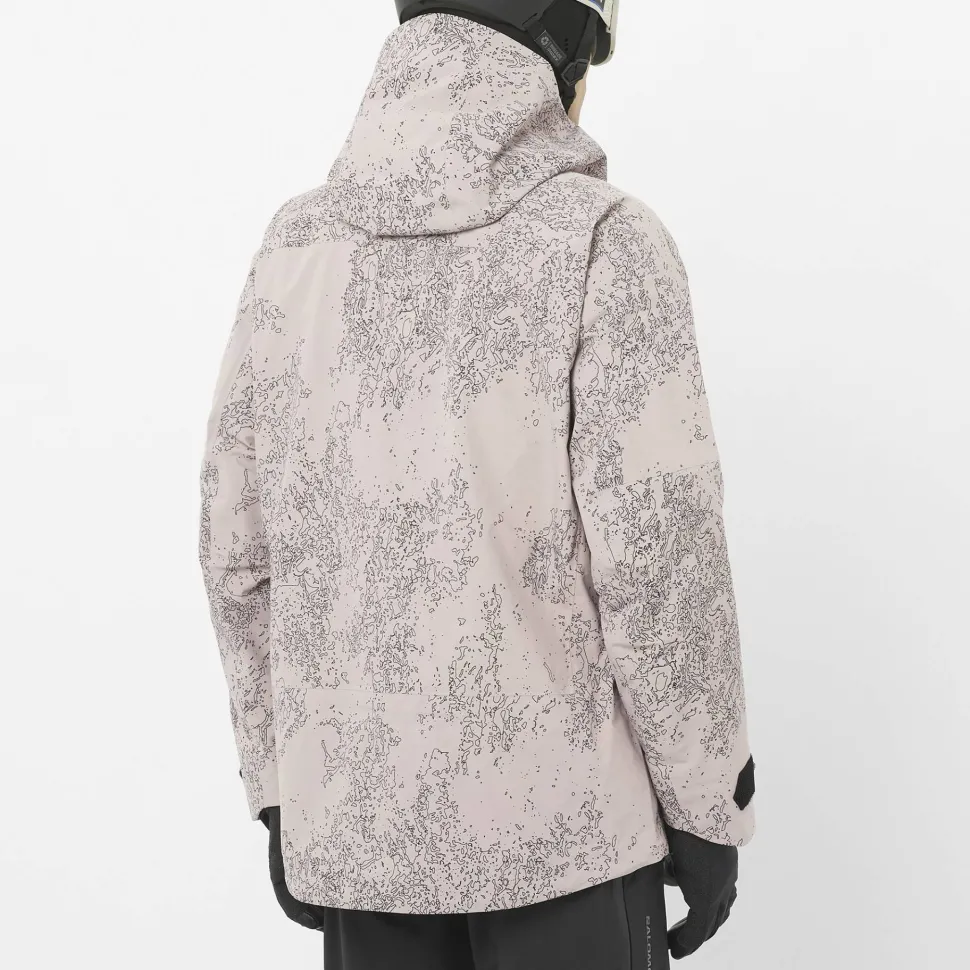 Salomon Men's Absolute 3L Jacket Print Ao/Etherea