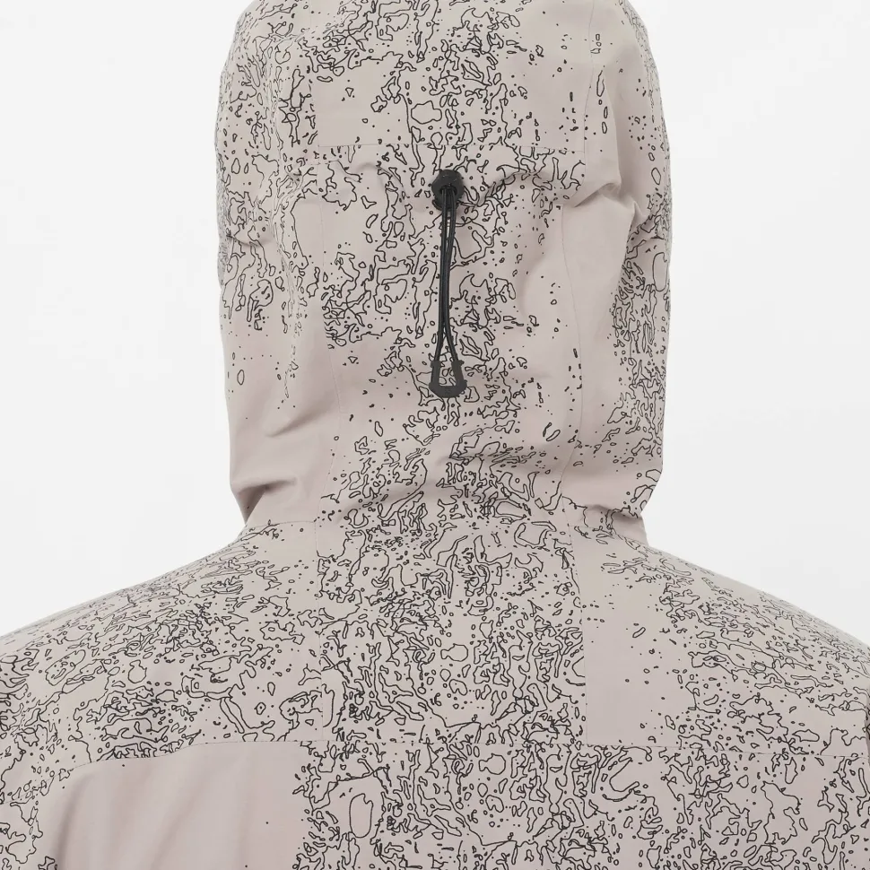 Salomon Men's Absolute 3L Jacket Print Ao/Etherea