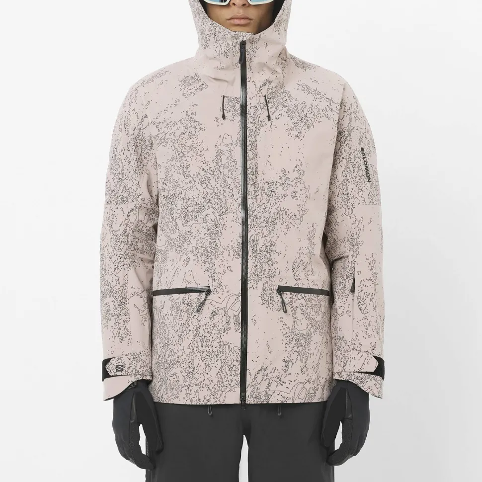 Salomon Men's Absolute 3L Jacket Print Ao/Etherea