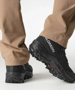 Salomon Men's Crosstrak Waterproof Black/Black/Asphalt