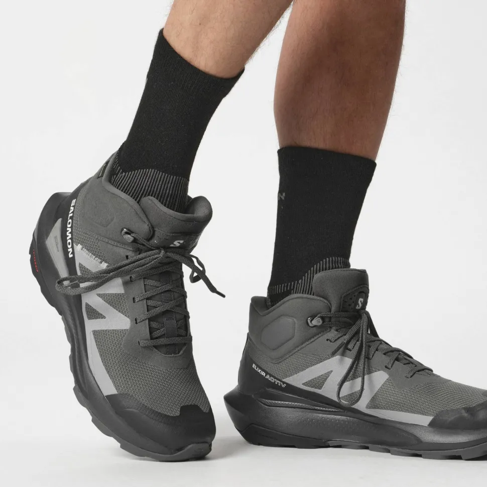 Salomon Men's Elixir Activ Mid GORE-TEX Magnet/Phantom/Sharkskin