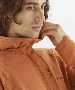 Salomon Men's Essential Lightwarm Hoodie Sierra