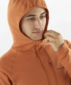 Salomon Men's Essential Lightwarm Hoodie Sierra