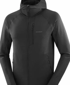 Salomon Men's Essential Lightwarm Hoodie Deep Black