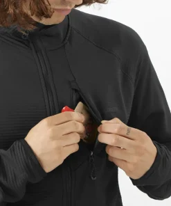Salomon Men's Essential Lightwarm Hoodie Deep Black