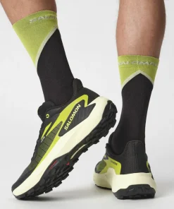 Salomon Men's Genesis Black / Sulphur Spring / Transparent Yellow
