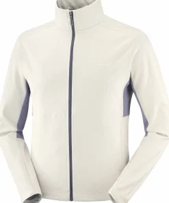 Salomon Men's GORE-TEX Soft Shell Jacket Whisper White