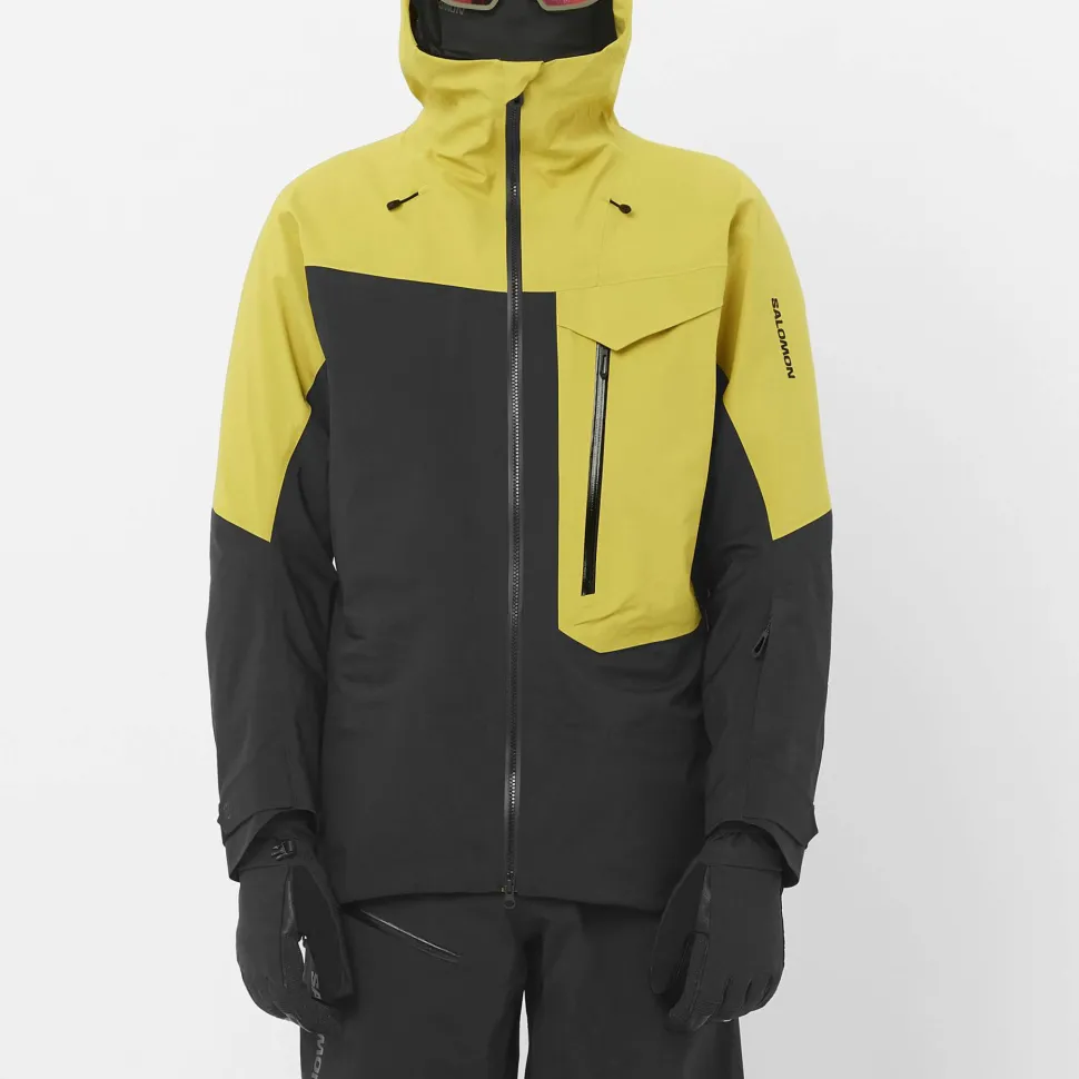 Salomon Men's Moon Patrol GORE-TEX Evo Jacket Cress Green / Deep Black