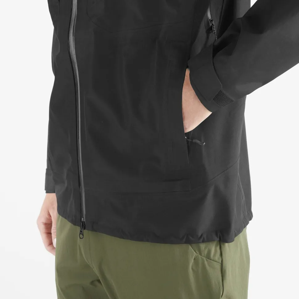 Salomon Men's Outline 3L GORE-TEX Jacket Deep Black