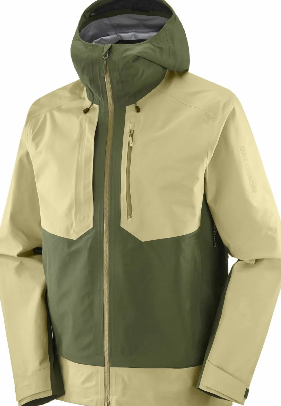 Salomon Men's Outline 3L GORE-TEX Jacket Grape Leaf/Gray Green