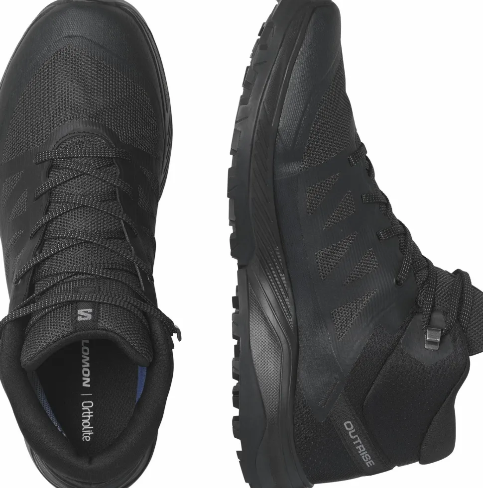 Salomon Men's Outrise Mid GORE-TEX Black/Black/Phantom