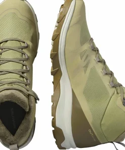 Salomon Men's Outsnap CSWP Aloe/Stone Gray/Coyote Brown