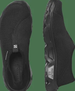 Salomon Men's Reelax Moc 6.0 Black/Black/Alloy