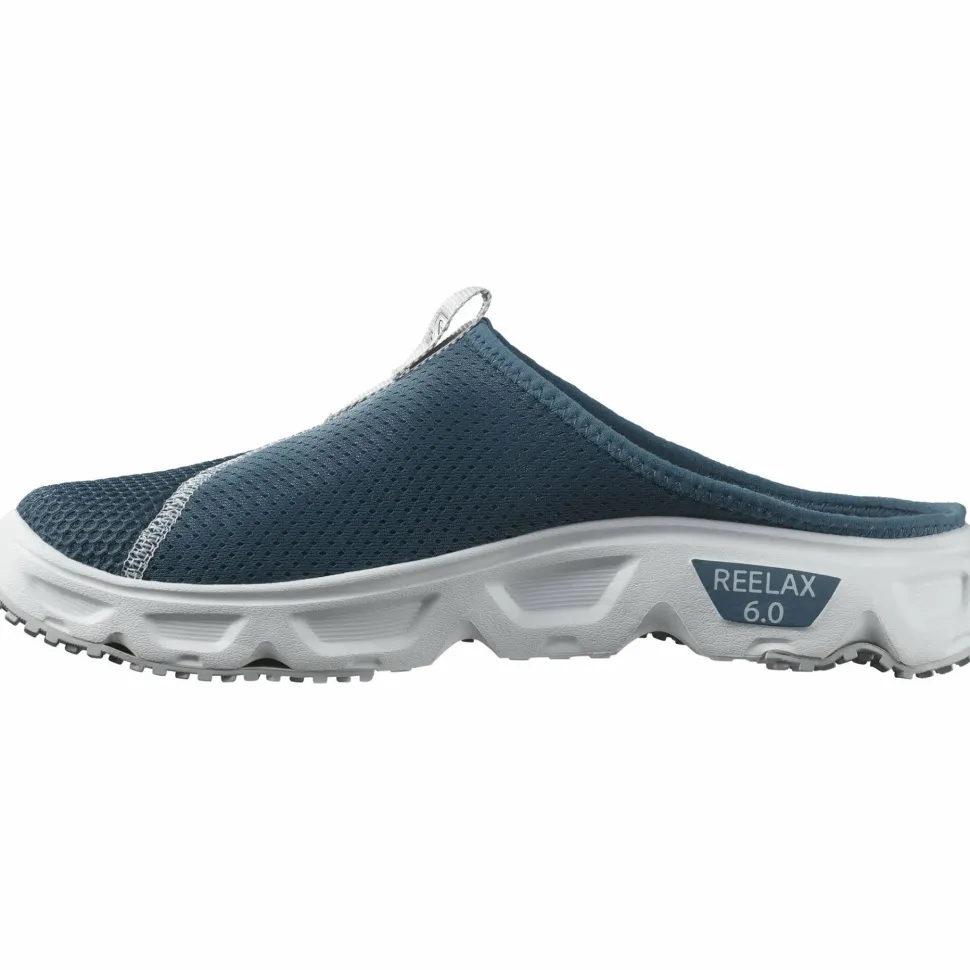 Salomon Men's Reelax Slide 6.0 Blue Ashes/White/Pearl Blue