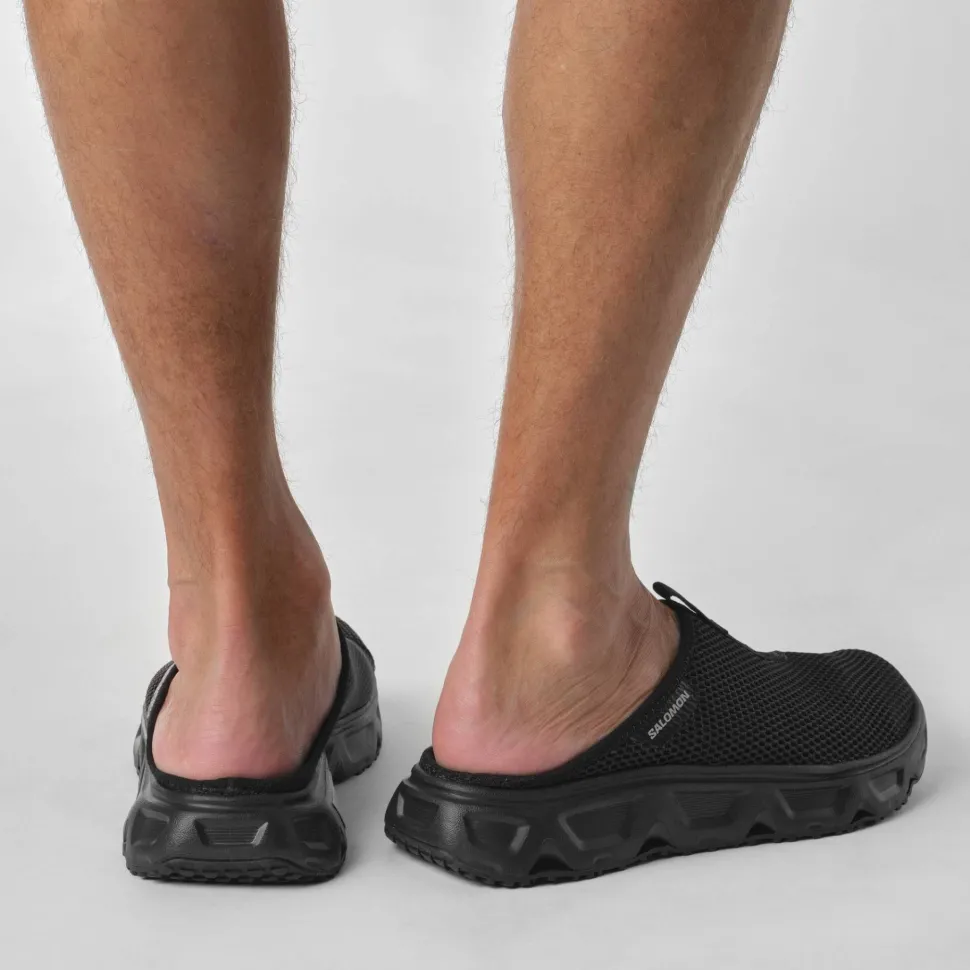 Salomon Men's Reelax Slide 6.0 Black/Black/Alloy