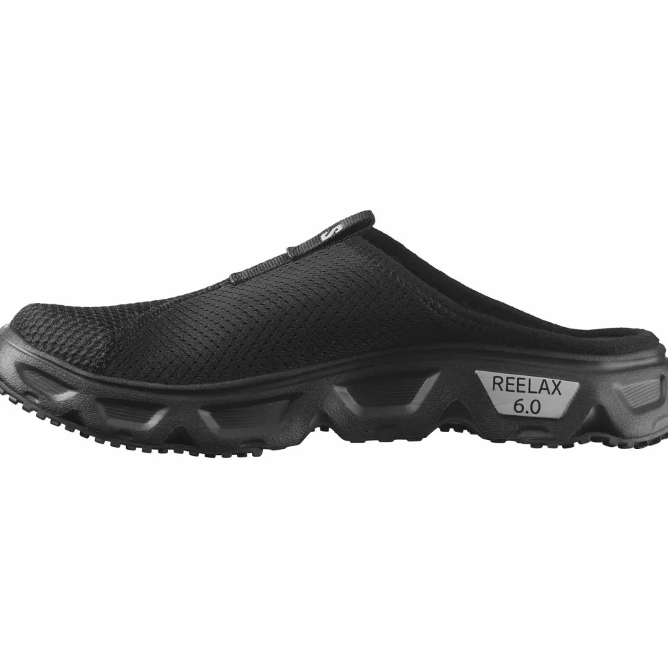 Salomon Men's Reelax Slide 6.0 Black/Black/Alloy