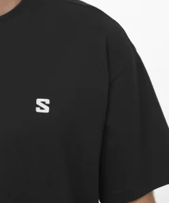 Salomon Men's Round Logo Graphic Deep Black