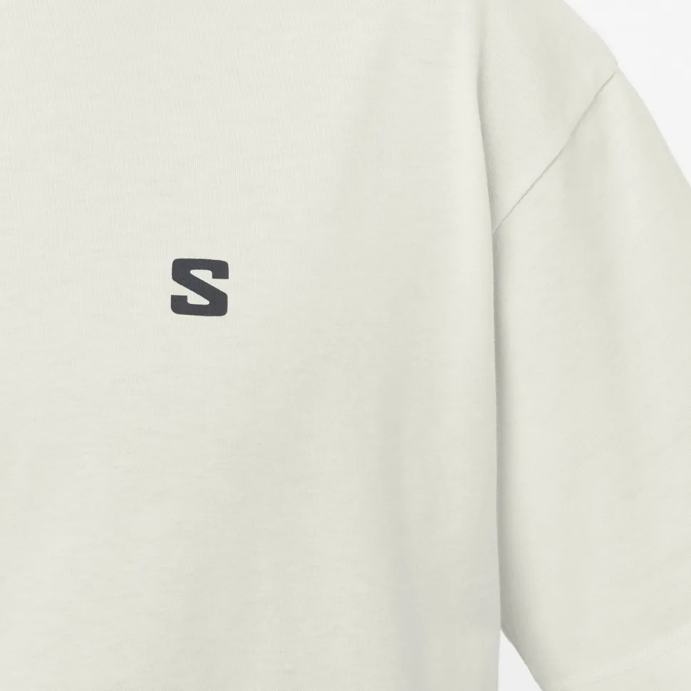 Salomon Men's Round Logo Graphic Whisper White