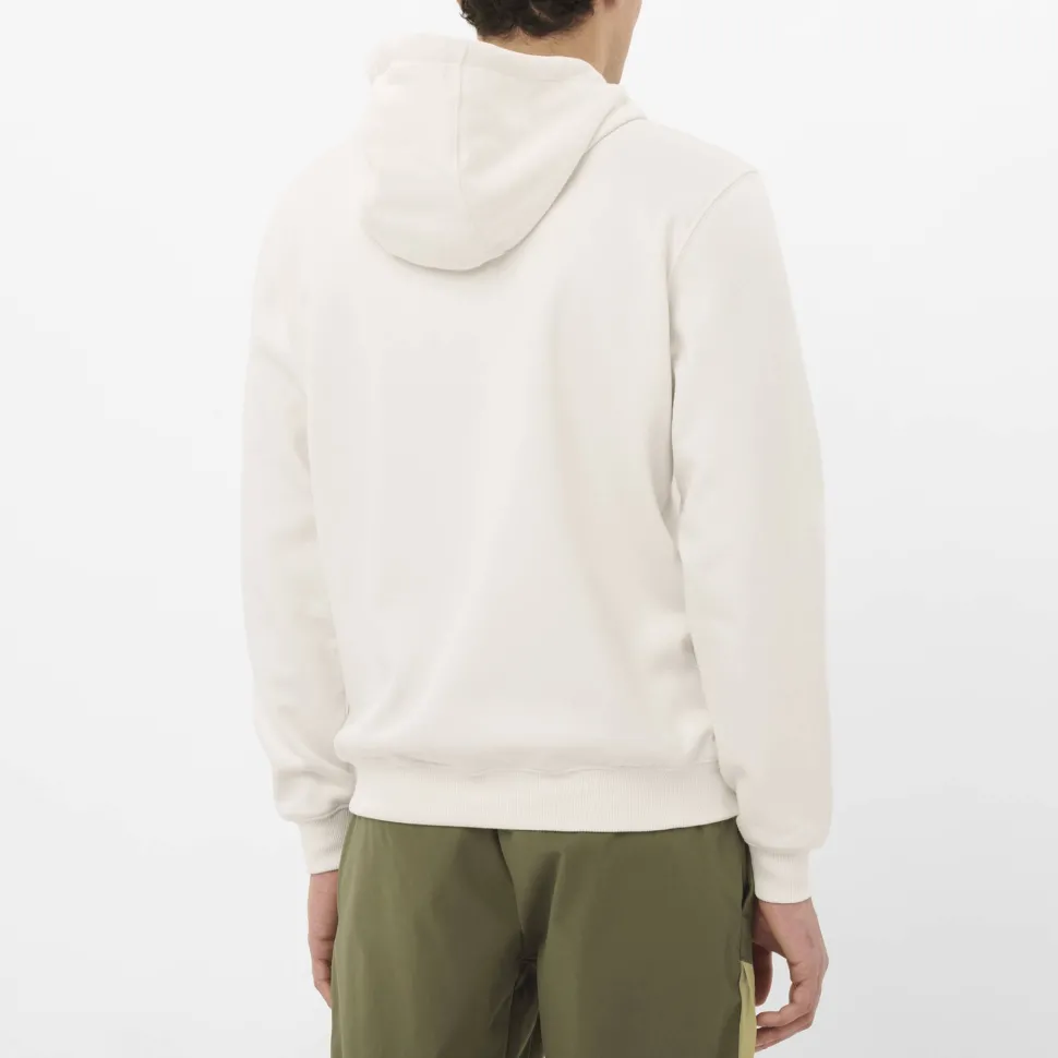 Salomon Men's Salomon Logo Hoodie Whisper White