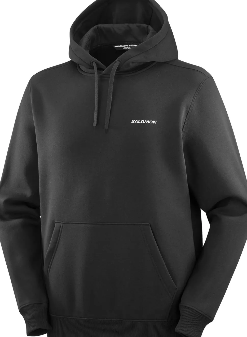 Salomon Men's Salomon Logo Hoodie Deep Black