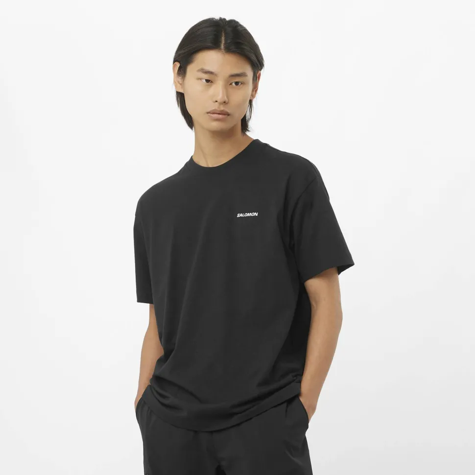 Salomon Men's Salomon RX Logo Tee Deep Black
