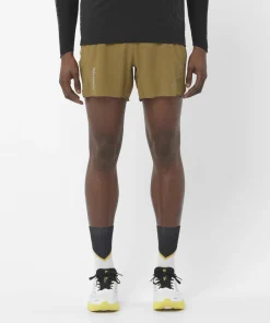 Salomon Men's Sense Aero 5'' Shorts Brilliant Olive