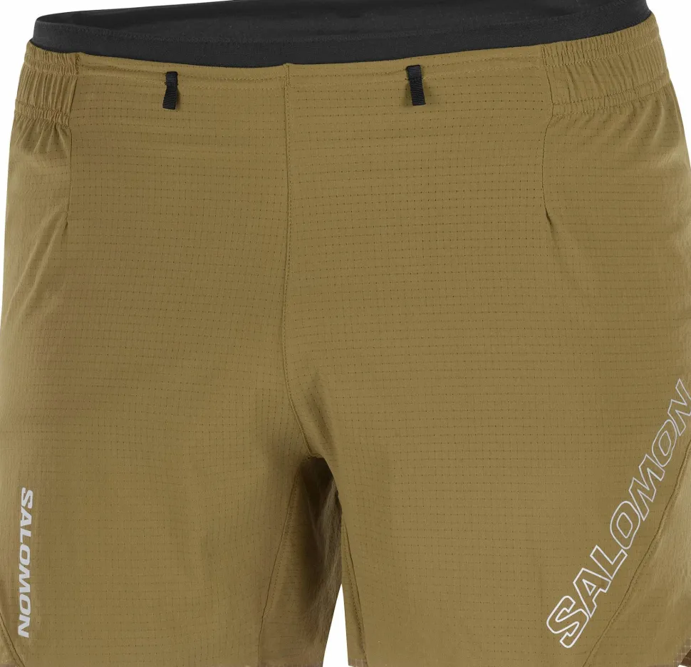 Salomon Men's Sense Aero 5'' Shorts Brilliant Olive