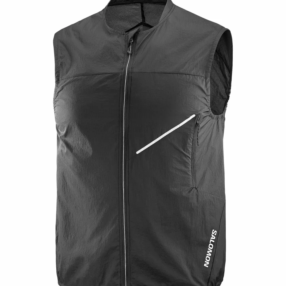 Salomon Men's Sense Aero Wind Vest Deep Black