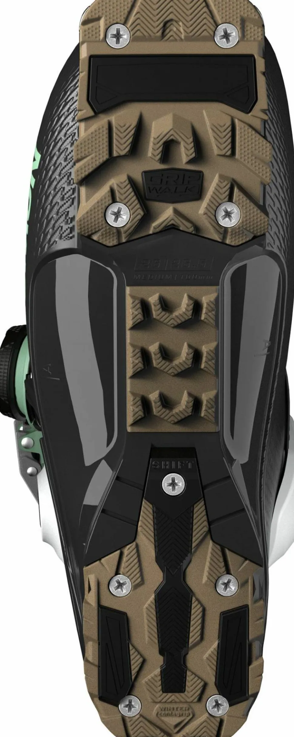 Salomon Men's Shift Supra BOA 120 GripWalk Black / Cool Gray 5 / Shale Green