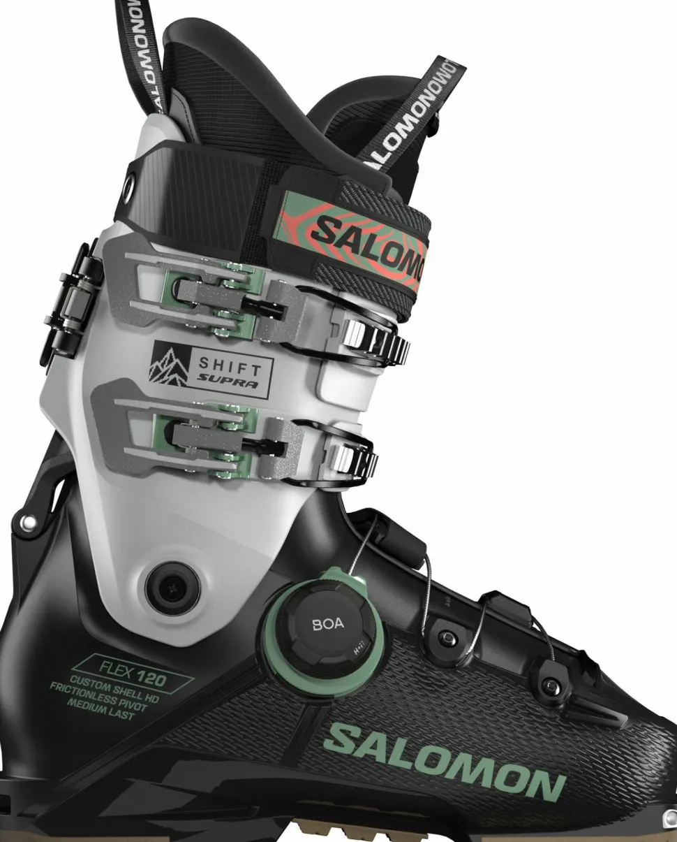 Salomon Men's Shift Supra BOA 120 GripWalk Black / Cool Gray 5 / Shale Green