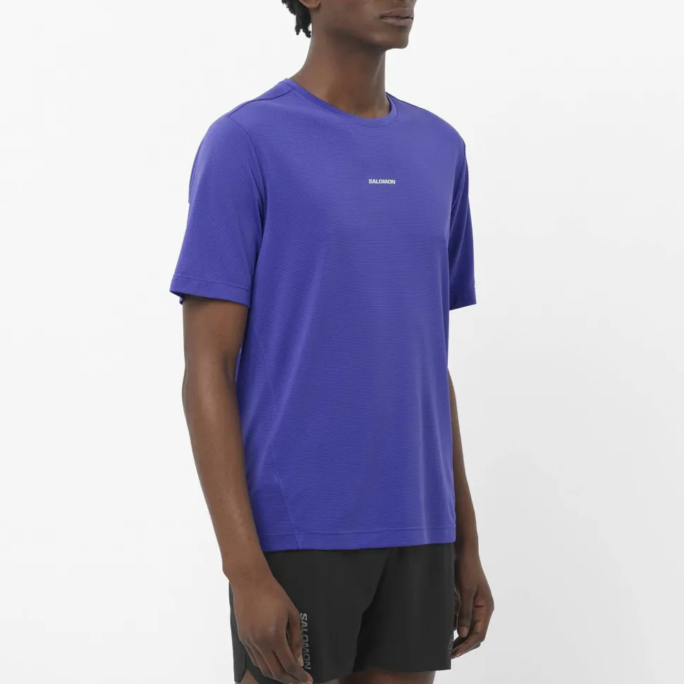 Salomon Men's Shkout Core Short Sleeve Tee Liberty