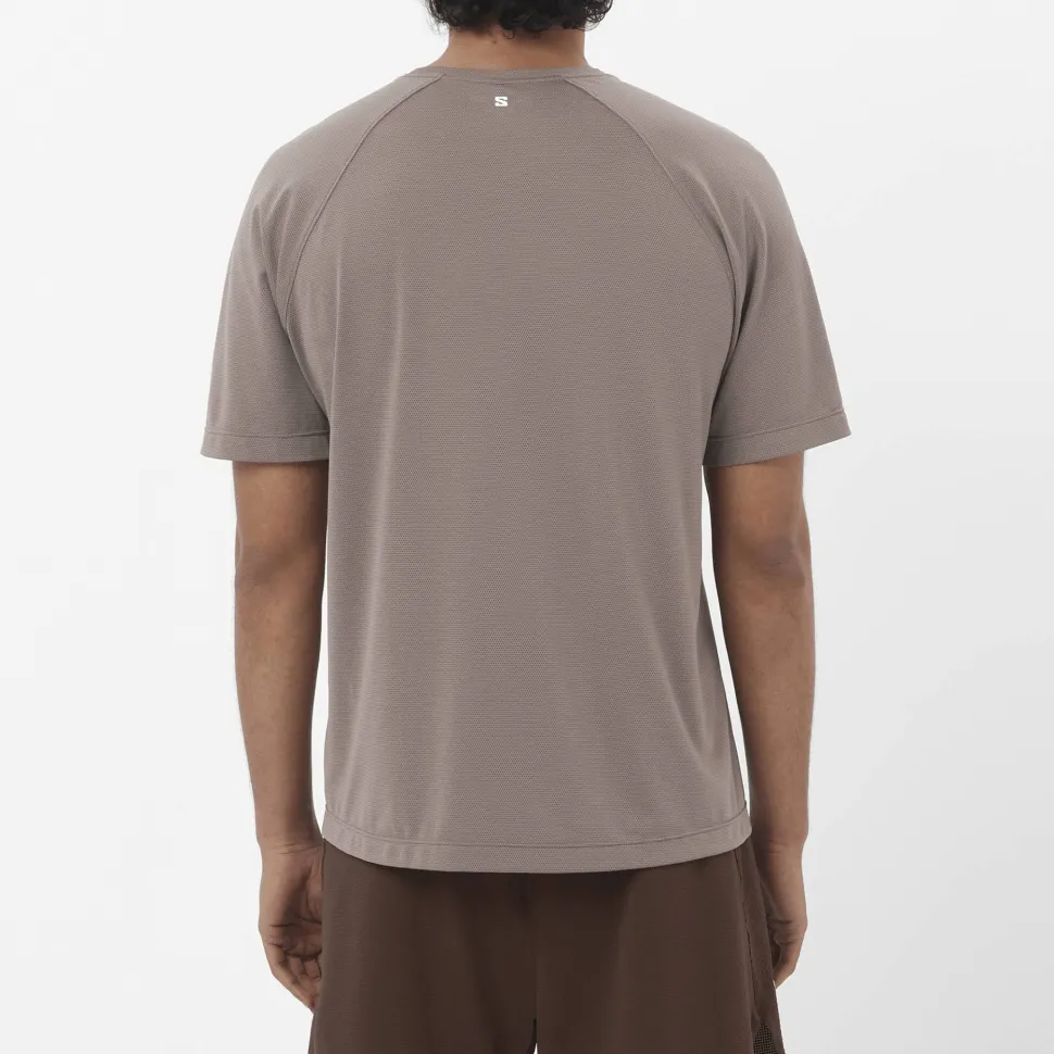 Salomon Men's Shkout Core Short Sleeve Tee Iron