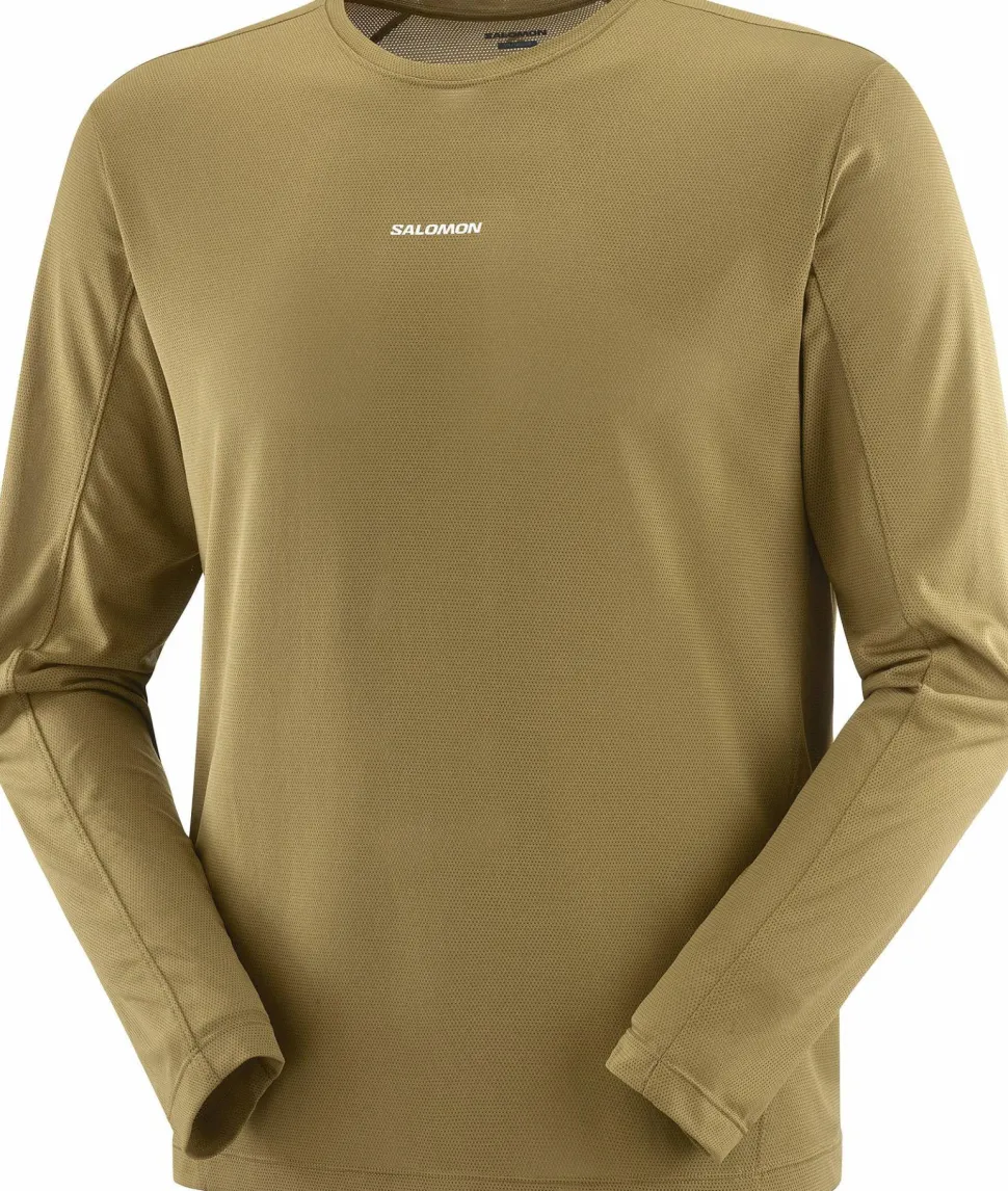 Salomon Men's Shkout Core Long Sleeve Tee Brilliant Olive