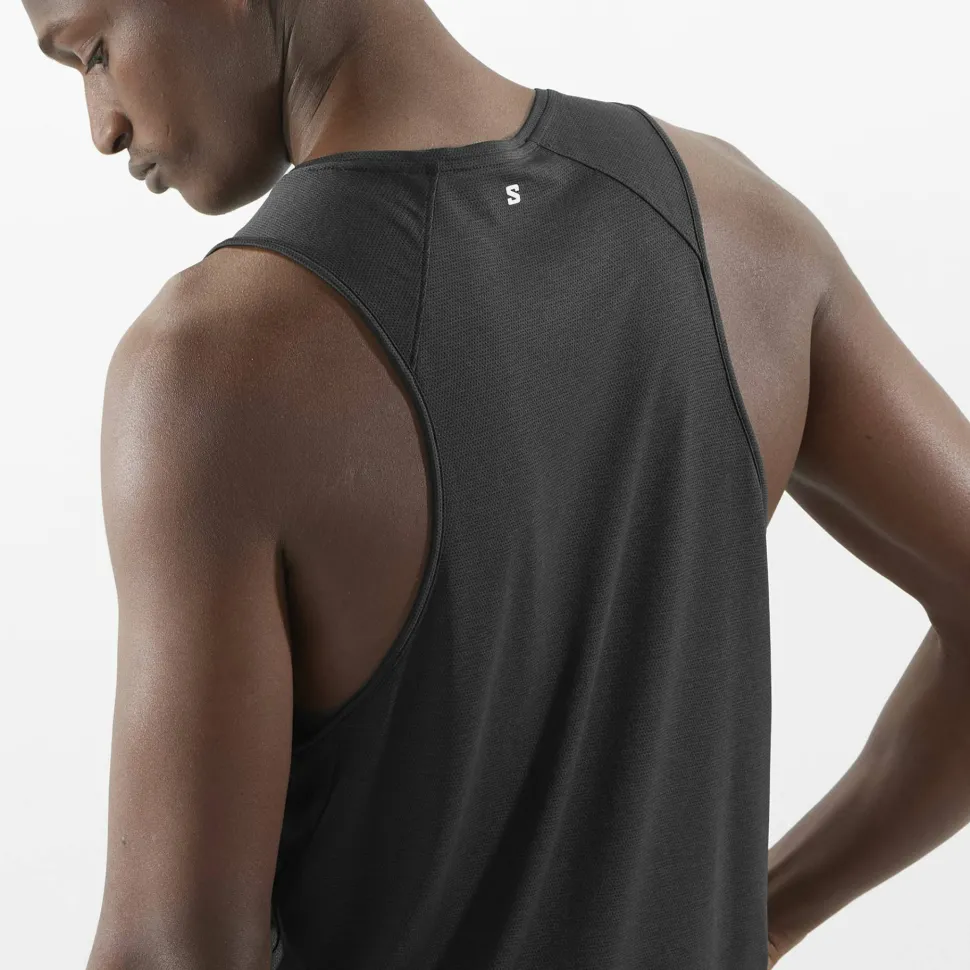 Salomon Men's Shkout Core Tank Deep Black