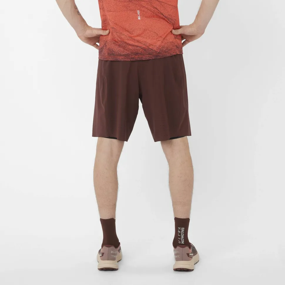 Salomon Men's S/Lab Salomon Ultra 2in1 Decadent Chocolate/Vanilla Ice