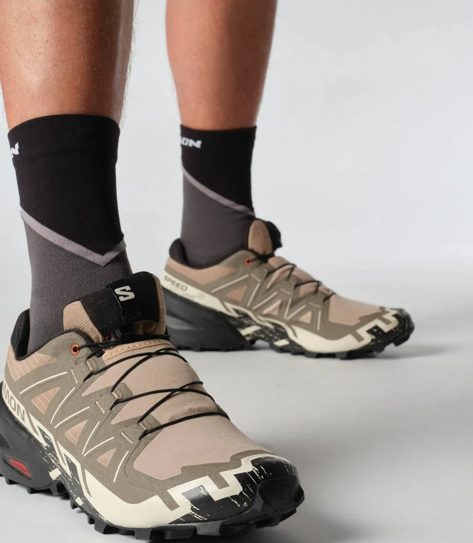 Salomon Men's Speedcross 6 Natural / Black / Almond Milk