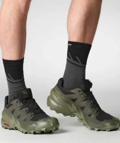 Salomon Men's Speedcross 6 GORE-TEX Black/Peat/Deep Lichen Green