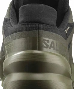 Salomon Men's Speedcross 6 GORE-TEX Black/Peat/Deep Lichen Green