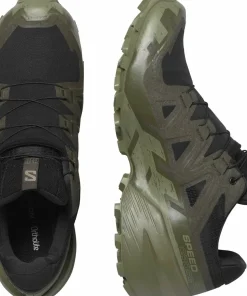 Salomon Men's Speedcross 6 GORE-TEX Black/Peat/Deep Lichen Green