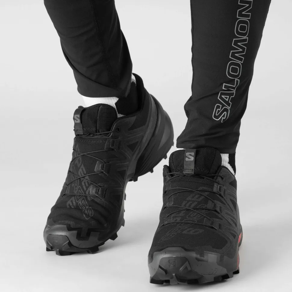 Salomon Men's Speedcross 6 Wide Black/Black/Phantom